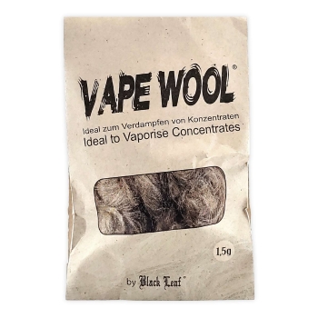 Black Leaf Vape Wool 1,5g Vaporizer Hanffaser Wolle 1